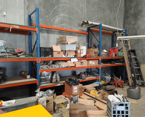 Warehouse clutter